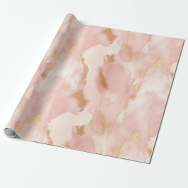 Papel De Presente Cowgirl Pink Cream Brown Dourado Cowhow