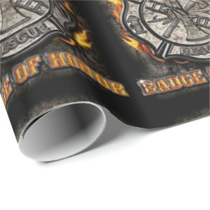 Papel De Presente Crachá De Honra