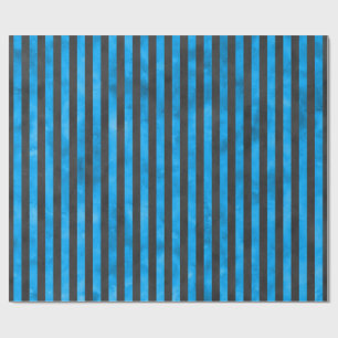 Papel De Presente Cránios Azuis e Série Girassol Design 11
