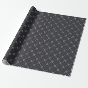 Papel De Presente Crânios e Ossos Piratas