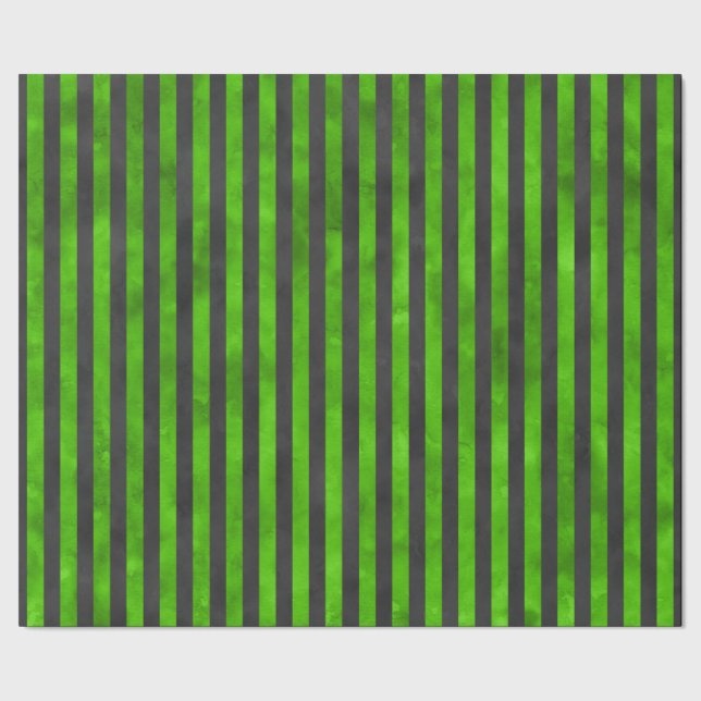 Papel De Presente Crânios Verdes e Série Girassol Design 11 (Barra)