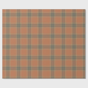Papel De Presente Cream Tartan Wraping Paper
