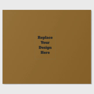 Papel De Presente Create Your Own Brown