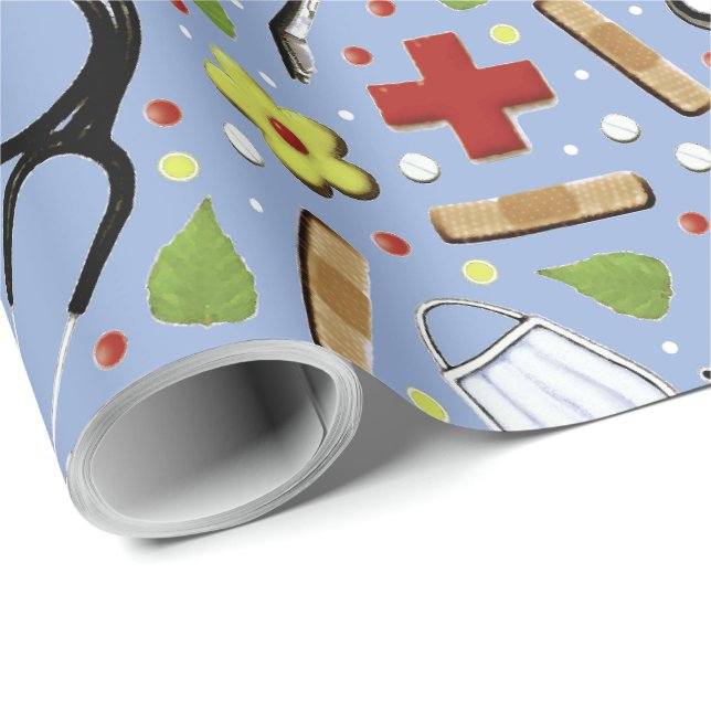 Papel De Presente Creative Doctor Gift (Ponta do rolo)