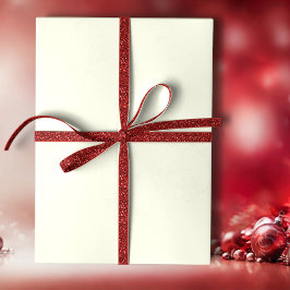 Papel De Presente Creme de Férias Sólidas do Dia da Neve