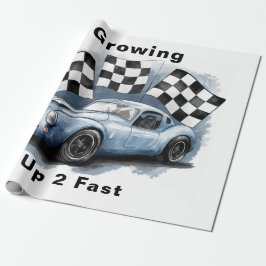 Papel De Presente Crescendo 2 Festa de aniversário Rápida