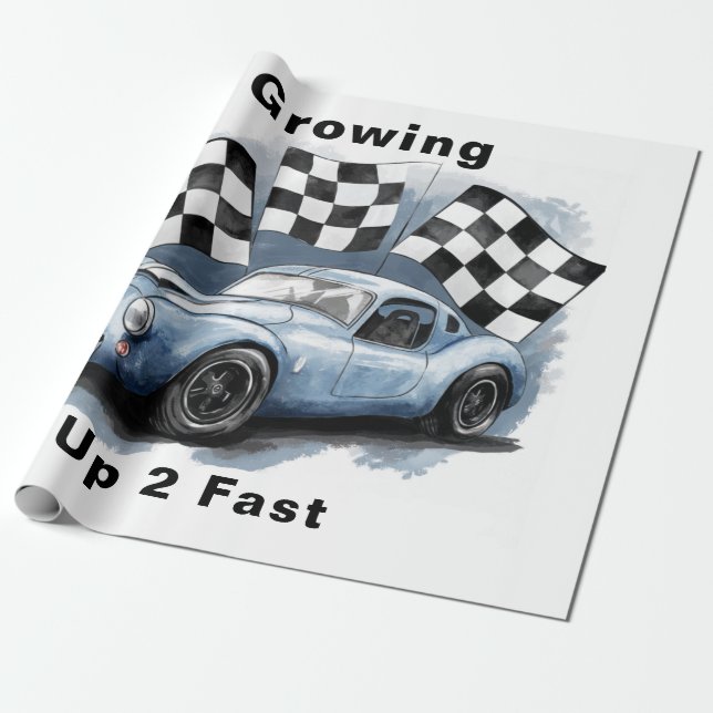 Papel De Presente Crescendo 2 Festa de aniversário Rápida (Desenrolado)