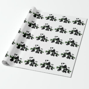 Papel De Presente Crescendo Panda