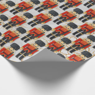 Papel De Presente Crianças de Natal do Noz-Cracker Toy Soldier do Na