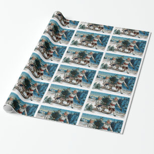 Papel De Presente Crianças Dormindo