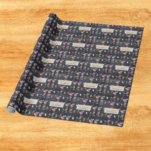 Papel De Presente Crianças Halloween Engraçado Presente na Festa de 