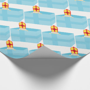 Papel De Presente Crianças Inúteis Arte Bela Rua Engraçada Nick Sint