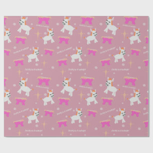 Papel De Presente Crianças Natal cristão - Natividade divertida ro