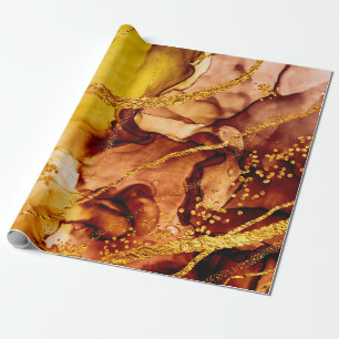 Papel De Presente Criatividade única. Arte &Dourada. Inspirado pelo
