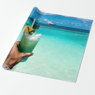 Papel De Presente Criaturas do Mar legal
