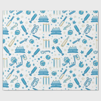 Papel De Presente Cricket Desenho à Mão Doodle Padrão Sem Costura Di