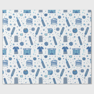 Papel De Presente Cricket Desenho à Mão Doodle Padrão Sem Costura Di