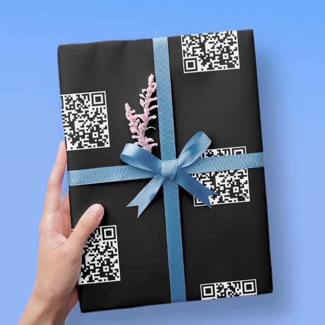 Papel De Presente Crie Instantaneamente Código QR com Padrão em Mosa (Criador carregado)