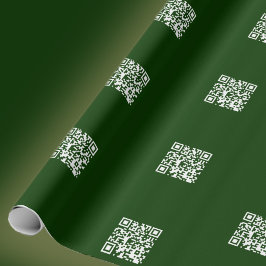Papel De Presente Crie Instantaneamente Código QR com Padrão Tiled V