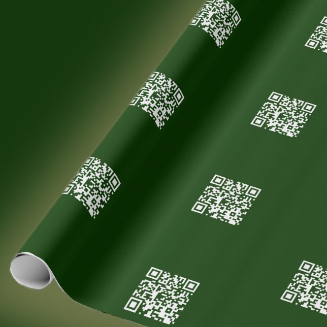 Papel De Presente Crie Instantaneamente Código QR com Padrão Tiled V (Criador carregado)