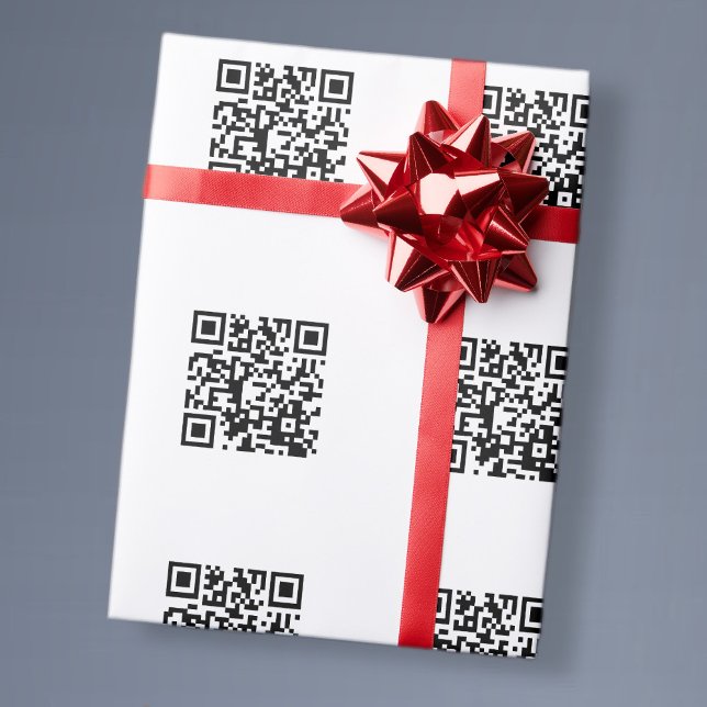Papel De Presente Crie Instantaneamente um Código QR com Padrão em M (Criador carregado)