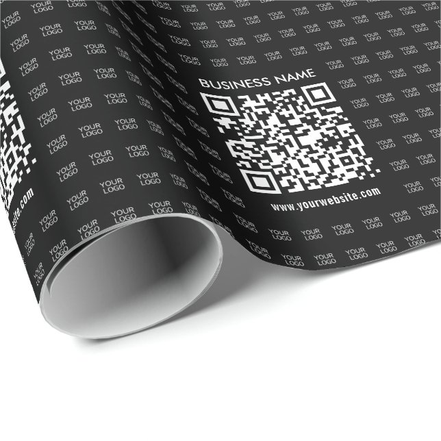 Papel De Presente Crie Instantaneamente um Código QR Escaneável e um (Ponta do rolo)