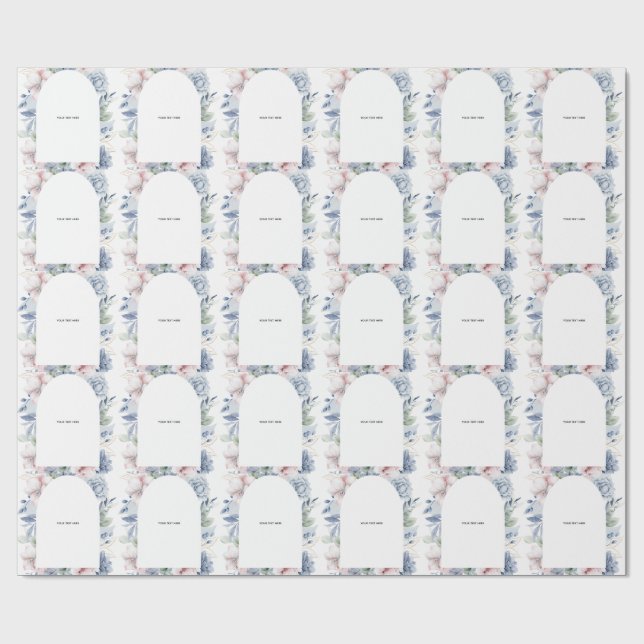 Papel De Presente Crie o seu próprio floral  (Aberto)