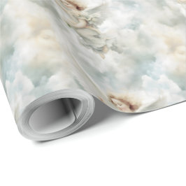 Papel De Presente Crie os seus próprios ângulos brancos romáticos da