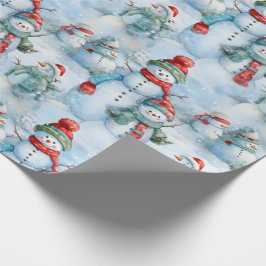 Papel De Presente Crie seu próprio Campo de Neve