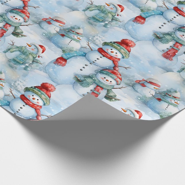 Papel De Presente Crie seu próprio Campo de Neve (Ponta)