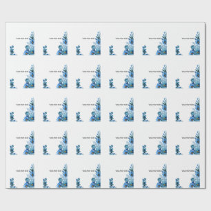 Papel De Presente Crie Seu Próprio Design Botânico