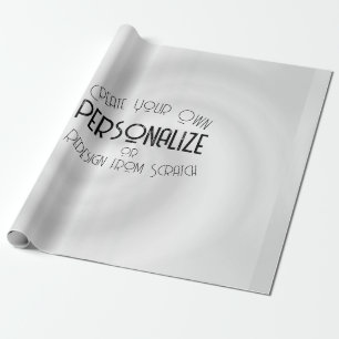 Papel De Presente Crie seu próprio design personalizado