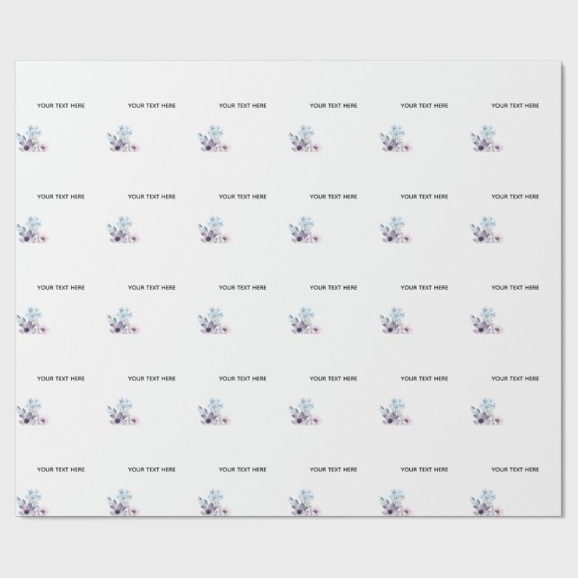 Papel De Presente Crie Seu Próprio Floral  (Aberto)