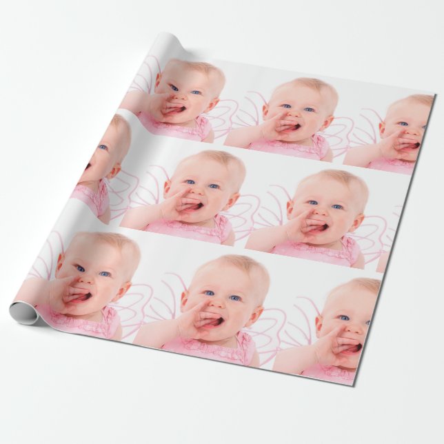 Papel De Presente Crie seu próprio Natal personalizado (Desenrolado)