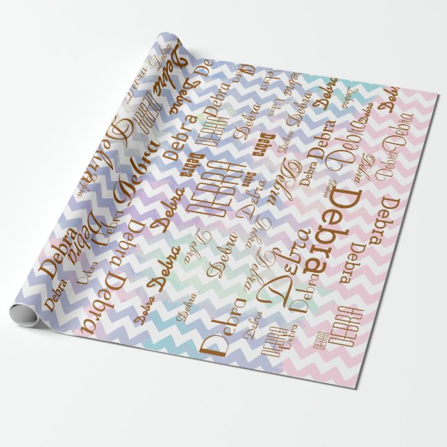 Papel De Presente crie seu próprio padrão de nome (Desenrolado)