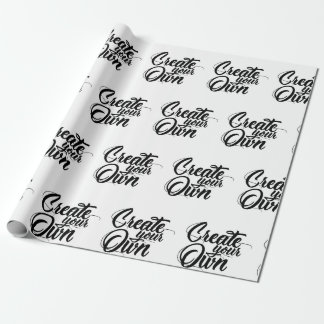 Papel De Presente Crie seu próprio papel de empacotamento