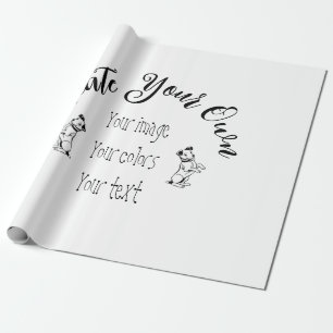 Papel De Presente Crie seu próprio personalizado