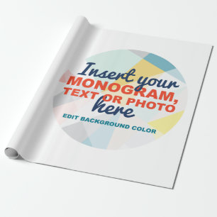 Papel De Presente Crie seu próprio personalizado