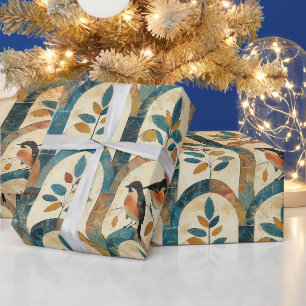 Papel De Presente Crie Seus Próprios Arcos Boho Flores de Oriole