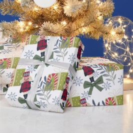 Papel De Presente Crie seus próprios presentes de Natal e soldados d