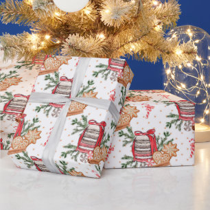 Papel De Presente Crie seus próprios tratamentos de Natal branco