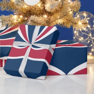 Papel De Presente Crie sua própria arte de países de bandeira branca