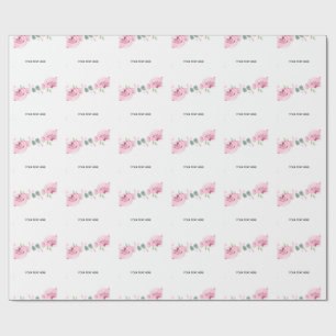 Papel De Presente Crie Sua Própria Borda Floral