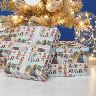 Papel De Presente Crie Sua Própria Colagem de 17 Fotos