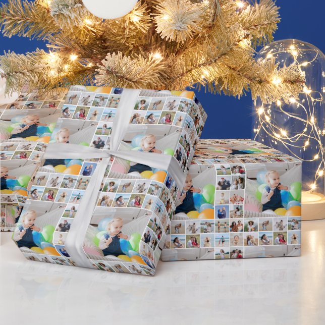 Papel De Presente Crie Sua Própria Colagem de 21 Fotos  (Feriados)