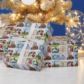 Papel De Presente Crie sua própria colagem de fotos de 9