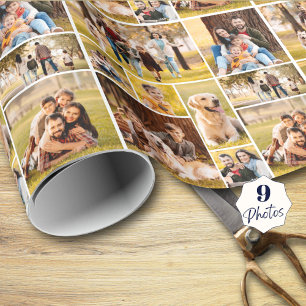 Papel De Presente Crie Sua Própria Colagem de Fotos Únicas 9
