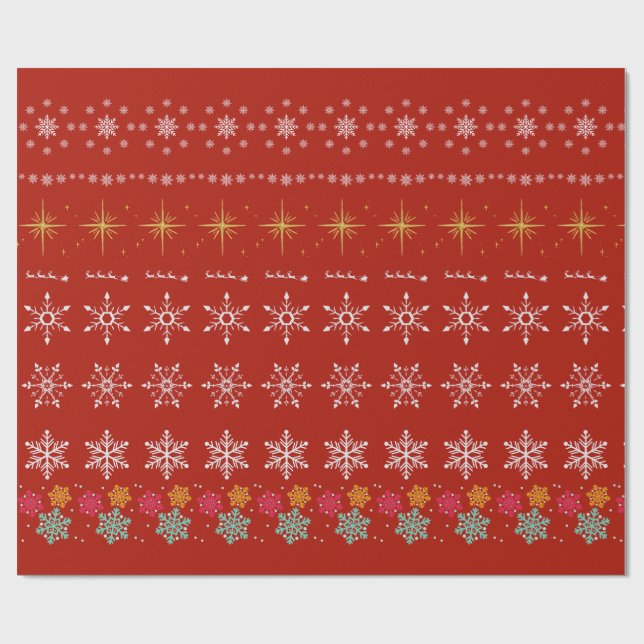 Papel De Presente Cristmas Wrapping Paper (Aberto)