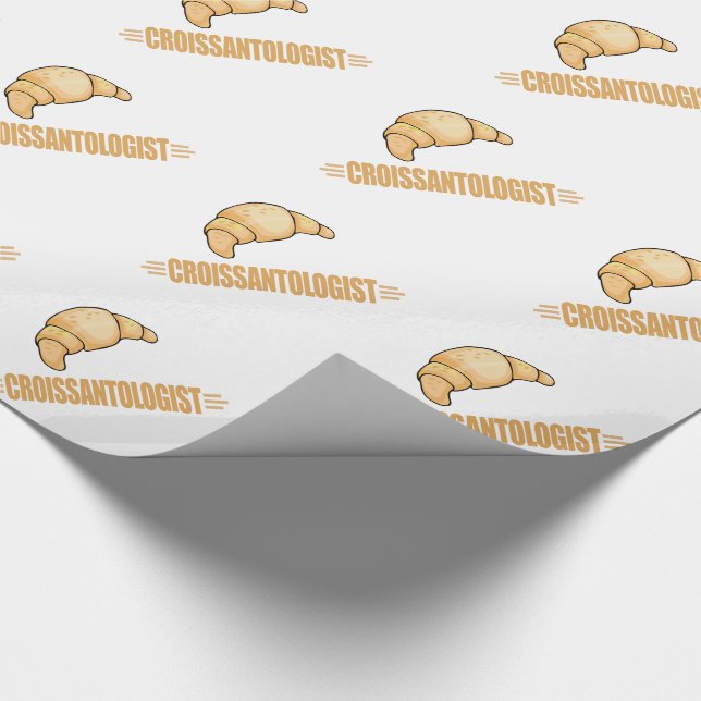 Papel De Presente Croissant engraçado (Ponta)