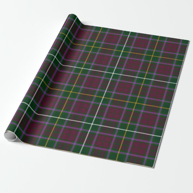 Papel De Presente Crosbie Tartan (Desenrolado)